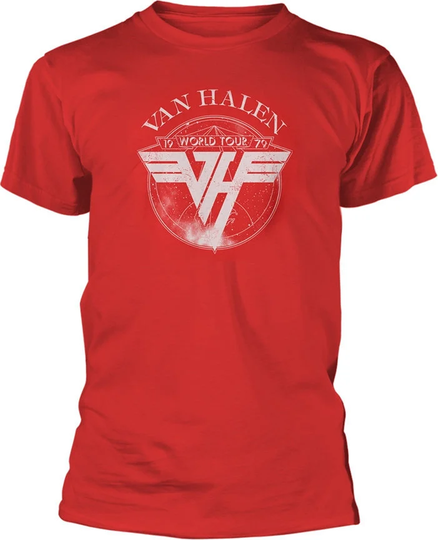 Van Halen T-Shirt 1979 Tour XL Red