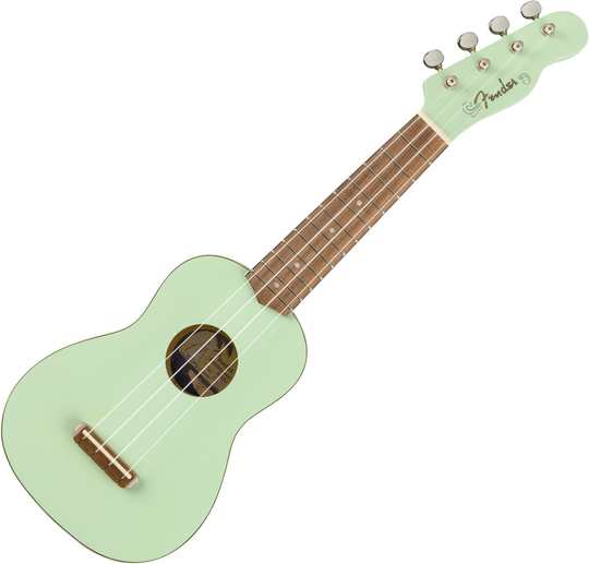 Fender Venice WN SG Soprano Ukulele Surf Green