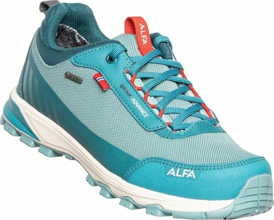 Alfa Womens Outdoor Shoes Brink Advance GTX W Ocean Green 41