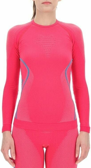 UYN Thermal Underwear Evolutyon Lady Underwear Shirt Long Sleeves Strawberry/Pink/Turquoise S/M