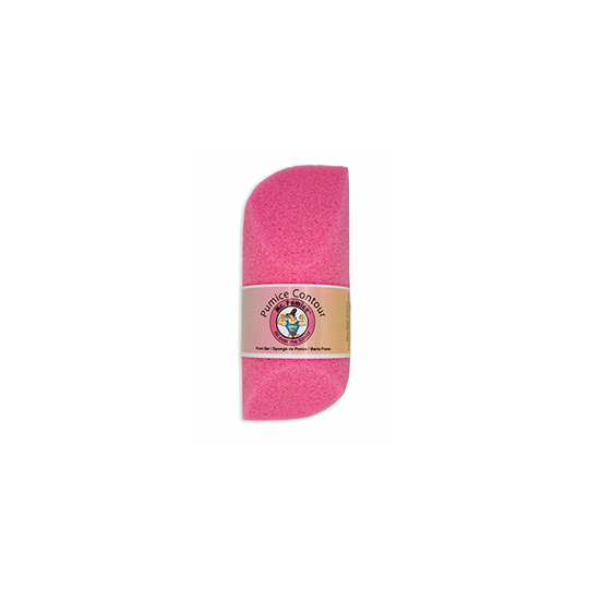 Mr Pumice Pink Pumi Contour Bar Single Gentle Fine Grit Callus Remover Pedicure Stone Ped Scrubber For Smooth Feet and Heels