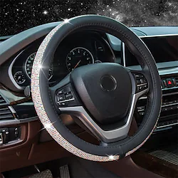 StarFire Universal 15 Inch Car Steering Wheel Cover with Crystal Rhinestones for Fusion Focus HRV Corolla Prius Rav4 Tacoma Camry 38CM Lightinthebox