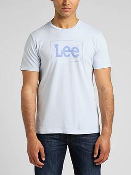 Lee Logo Box T-Shirt - Grey