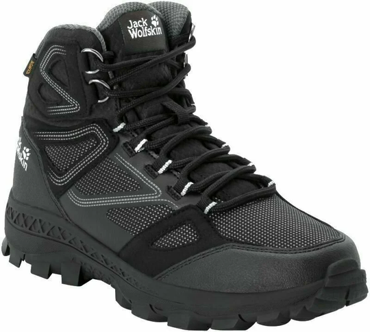 Jack Wolfskin Womens Outdoor Shoes Downhill Texapore Mid W Black/Grey 42,5