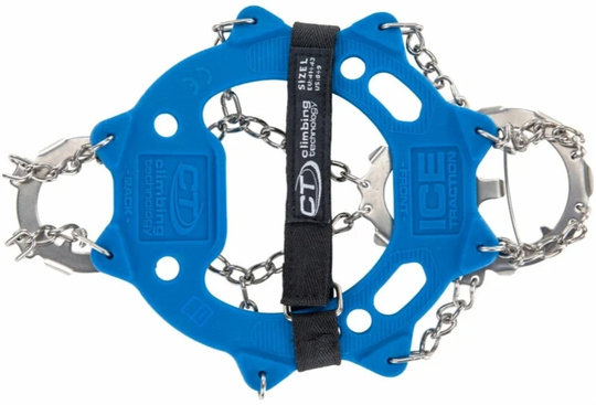 Climbing Technology Anti-Slip Crampons Ice Traction Plus Blue 41-43