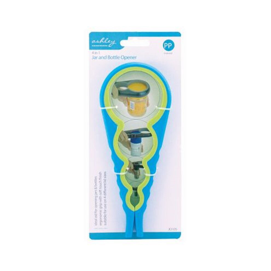4 in1 Multi-Purpose Hand Jar Bottle Lid Opener Twist Tool Easy Grip Kitchen