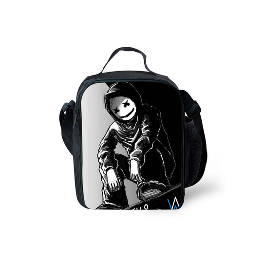 (Pattern 15) Marshmallow DJ Lunch Bag /Thermal Insulated Cooler