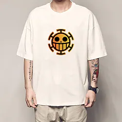 Inspired by One Piece Trafalgar Law T-shirt Cartoon Manga Anime Harajuku Graphic Kawaii T-shirt For Men's Women's Unisex Adults' Hot Stamping 100% Polyester Lightinthebox