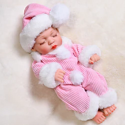 12 inch Reborn Christmas Baby Dolls Toys Full Silicone Bath Play Bebe Doll Girl Wateproof Toy Infant Reborn Dolls Toys For Kids Gifts Lightinthebox