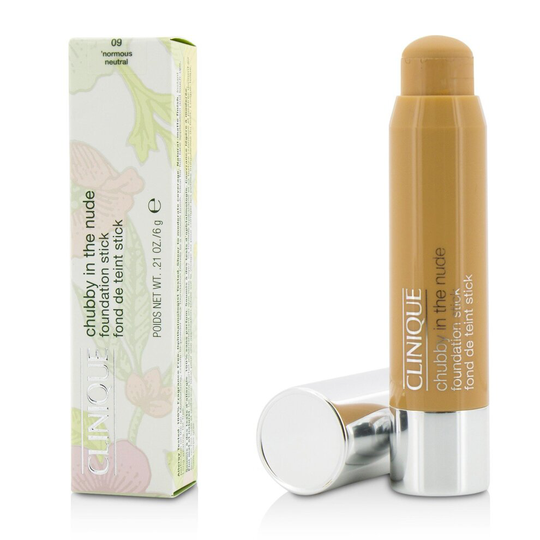 (09 Normous Neutral) Clinique Chubby In The Nude Foundation Stick 0.21oz/6ml New In Box