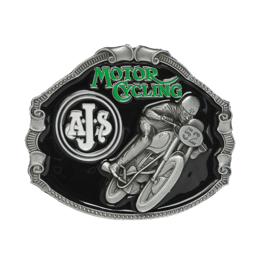 AJS Belt Buckle in Presentation Box