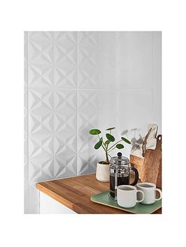 Topps Tiles Simply Whites Satin 60Cm X 33.5Cm (Box Of 8 Tiles)