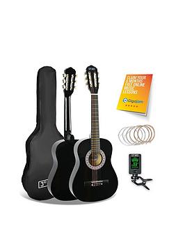 3Rd Avenue 1/2 Size Classical Guitar Pack - Black