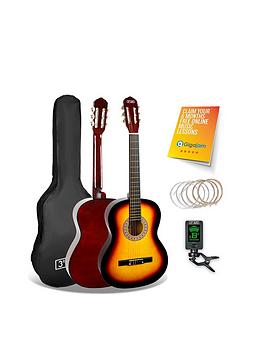 3Rd Avenue Full Size Classical Guitar Pack - Sunburst
