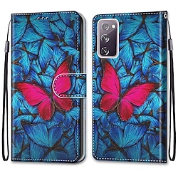 Wallet Leather Phone Case For Samsung Galaxy S22 S21 S20 Plus Ultra A72 A52 A42 A32 Note 20 Ultra Cartoon Magnetic Flip Folio Full Body Protective Cover with Card Slots Kickstand Lightinthebox
