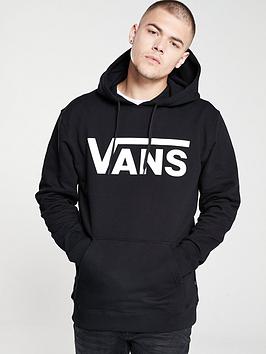 Vans Classic Pullover Hoodie - Black, Black/White, Size S, Men
