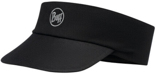 Buff Pack Run Visor R-Solid Black UNI