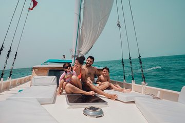 Hol Chan Marine Reserve Snorkel and Caye Caulker Tour 40' Sirena Azul Sailboat