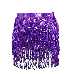 The Great Gatsby Roaring 20s 1920s Cocktail Dress Vintage Dress Skirt Women's Sequins Tassel Fringe Costume Vintage Cosplay Event / Party Skirts Halloween Lightinthebox