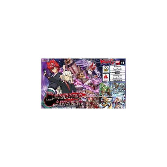Cardfight Vanguard VGE-G-BT11 Demonic Advent Display Box of 16 Boosters Multi-Colour