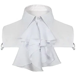 Uniforms Cosplay Costume Adults' Men's Halloween Halloween Halloween Festival / Holiday Polyster White Men's Easy Carnival Costumes Solid Color / Collar / Collar Lightinthebox