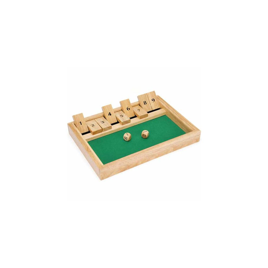 Toyrific Wooden Shut The Box Game