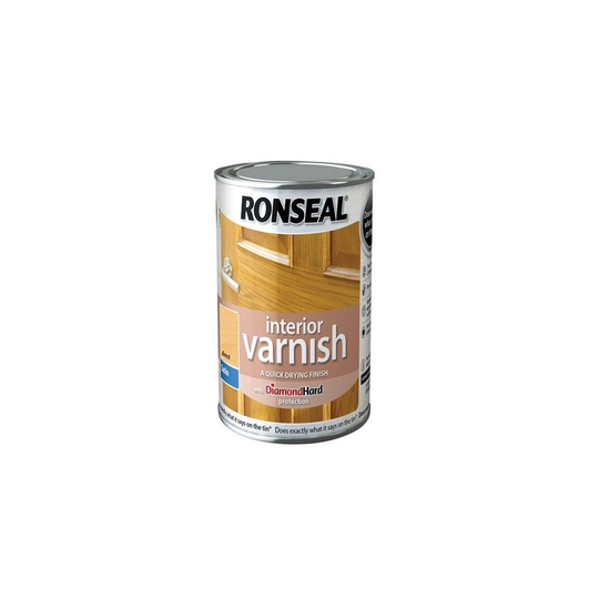 Ronseal 750ml Quick Dry Satin Interior Varnish - Beech