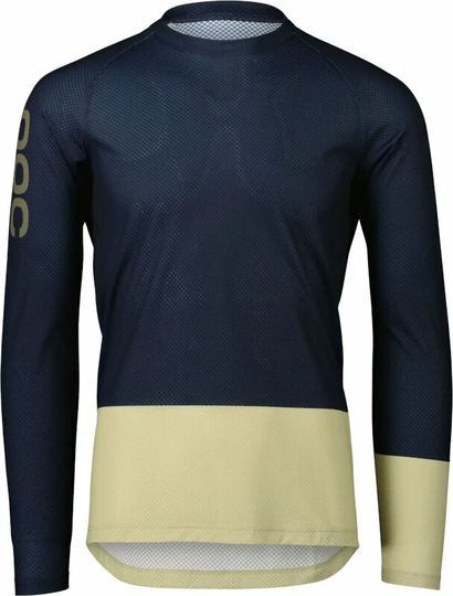 POC MTB Pure LS Jersey Turmaline Navy/Prehnite Green 2XL