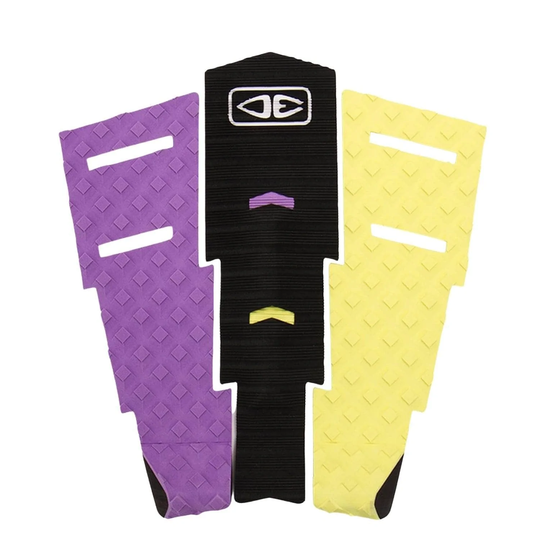 Ocean and Earth Dakoda Walters Pro 3 Piece Surfboard Tail Pad Grip - Multi