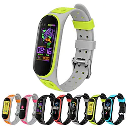 Colorful Breathable Watch Strap For Xiaomi Mi Band 6 5 Strap Replacement For Xiaomi Mi Band 6 5 Accessories Belt Strap Lightinthebox