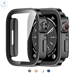 1 Pack Case Compatible with Apple Watch 40/41/44/45mm Series 8/7/6 Case with Built-in Screen Protector Ultra-Thin Hard PC Straight Edge Anti-Scratch Protective Cover for iWatch Lightinthebox