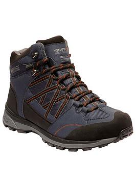 Regatta Samaris II Mid Waterproof Walking Boots - Navy, Navy, Size 7, Men