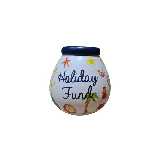Pot of Dreams Ceramic Smash Money Box Holiday Fund Nautical Design