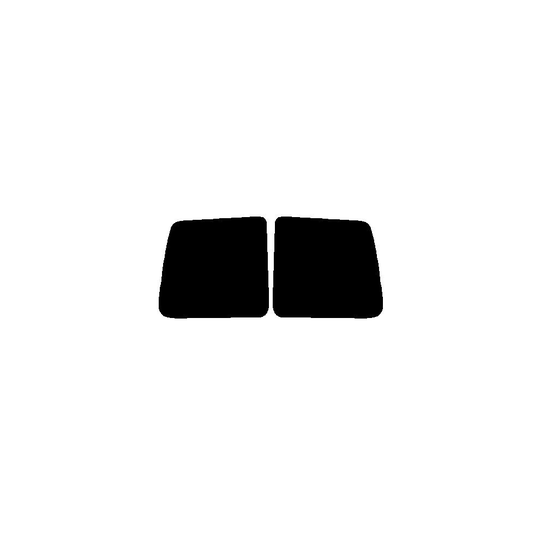 (5% Limo) Pre cut window tint - Peugeot Partner Van - 1997 to 2008 - Rear windows