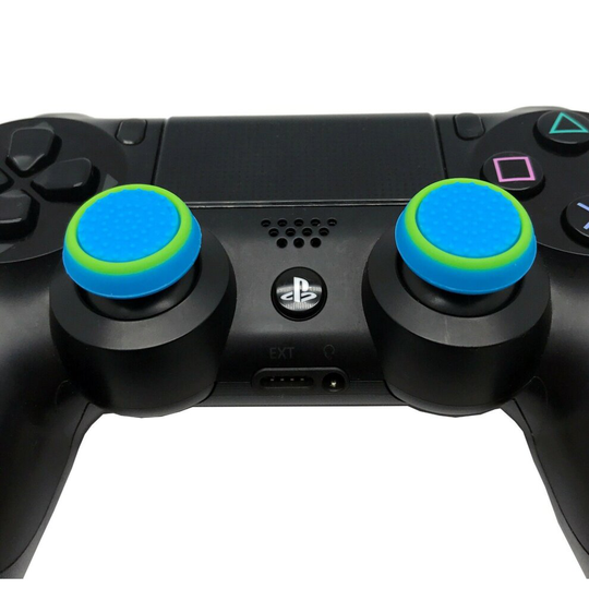 (Blue Green) 2 x EGPâ„¢ Grips Thumb Stick Cover Grip Caps For Sony PS4 Playstation 4 Controller