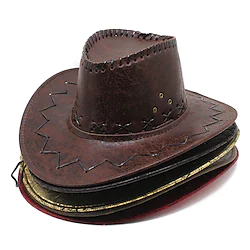 West Cowboy Ameirican 18th Century 19th Century State of Texas Cowboy Hat Men's Women's Costume Vintage Cosplay Vacation Casual Daily Hat Lightinthebox