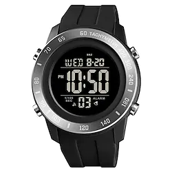 SKMEI Digital Watch for Men Digital Digital Stylish Stylish Casual Waterproof Alarm Clock Stopwatch Alloy PU Leather Fashion Lightinthebox