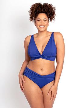 Curvy Kate Twist &Amp; Shout Soft Triangle Bikini - Violet