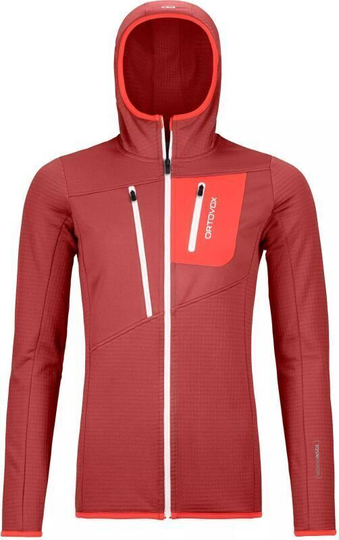 Ortovox Outdoor Hoodie Fleece Grid W Blush XS
