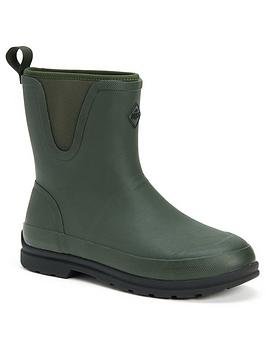 Muck Boots Muck Boot Muck Originals Pull On Mid Wellie, Moss, Size 8, Men