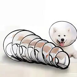 Dog Cat Pet Cone Pet Recovery Collar Dog Cone Elizabeth circle Adjustable Breathable Stress Relieving Anti-Bite Lick Wound Healing After Surgery Protective Outdoor Walking Solid Colored PP Small Dog Lightinthebox