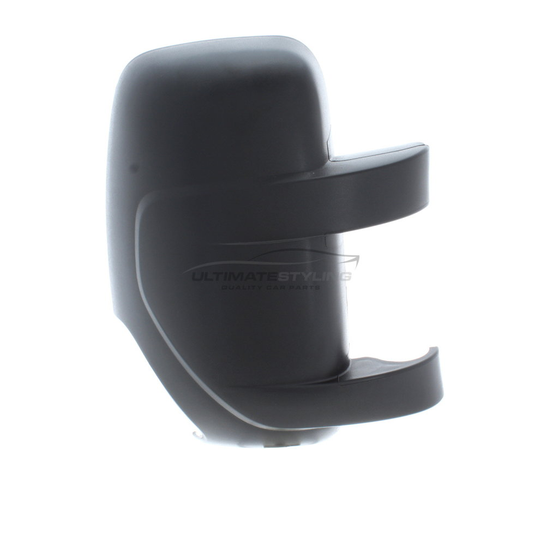 Renault Master Mk3 Van 3/2010-> Wing Mirror Cover Cap Black Textured Drivers Side (RH)