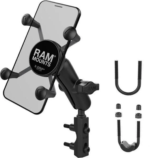 Ram Mounts X-Grip Phone Mount with Motorcycle Brake/Clutch Reservoir Base