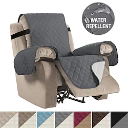 Recliner Sofa Slipcover Reversible Sofa Cover Furniture Protector Couch Cover Water Resistant Elastic Straps Pets Kids Children Dog Cat Lightinthebox