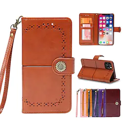 Phone Case For Apple Wallet Card iPhone 14 Pro Max Plus 13 12 11 Mini X XR XS 8 7 Bumper Frame Wallet Magnetic Solid Colored PU Leather Lightinthebox