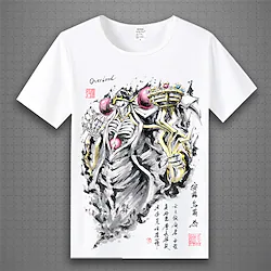 Inspired by Overlord Momonga Ainz Ooal Gown T-shirt Cartoon Manga Anime Classic Street Style T-shirt For Men's Women's Unisex Adults' Hot Stamping 100% Polyester Lightinthebox