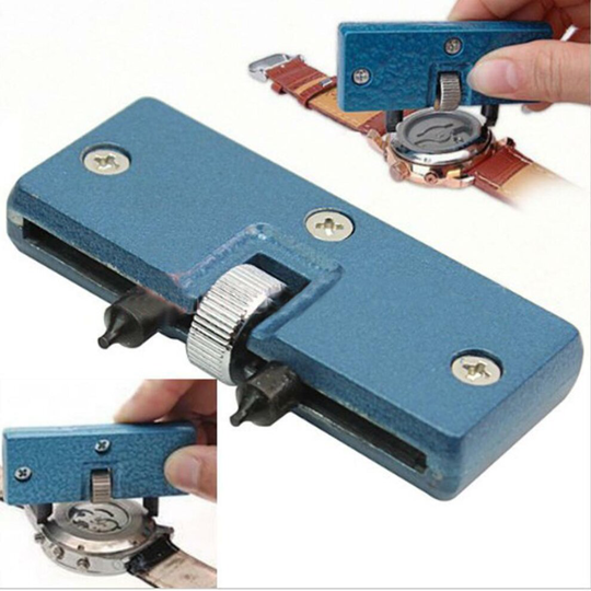 Adjustable Watch Repair Tool Kit Back Case Opener Cover Remover Screw Wrench UK
