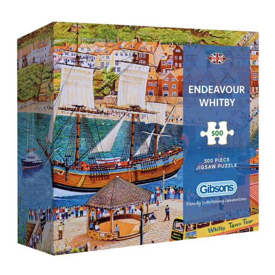 Gibsons Endeavour Whitby Jigsaw Puzzle in Gift Box (500 pieces)