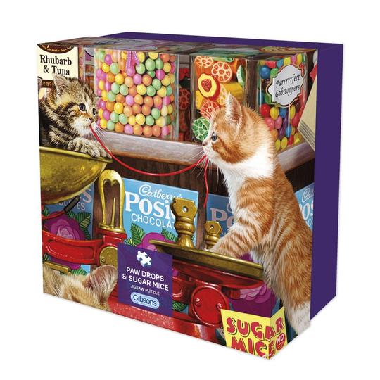 Gibsons Paw Drops & Sugar Mice Gift Box Puzzle, 500 piece