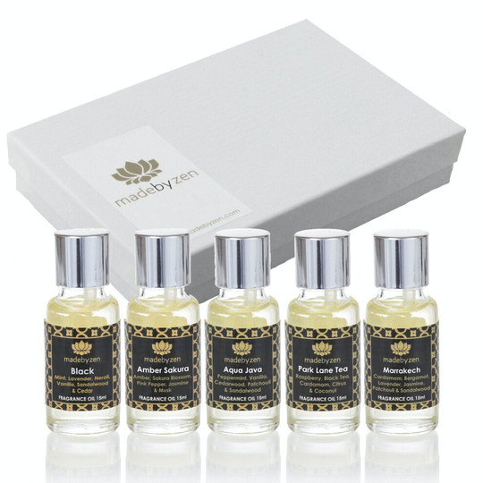 Aromatherapy Luxury iii Oils Bundle - Set of 5 In Gift Box